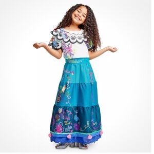DISNEY Encanto Mirabel Costume Dress 9/10 NWT